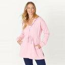 Be You 【 Waisted Zip Through Hoodie Women Pink 】 フーディー パーカー レディースファッション トップス パーカ...