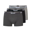 ボス Boss 【 3-Pack Power Boxer Shorts Men 】 3個入 Power パワー ショーツ インナー 下着 ナイトウェア メンズ ...