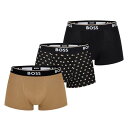 ボス Boss 【 3-Pack Power Boxer Shorts Men 】 3個入 Power パワー ショーツ インナー 下着 ナイトウェア メンズ ...