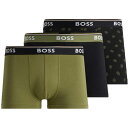 ボス Boss 【 3-Pack Power Boxer Shorts Men 】 3個入 Power パワー ショーツ インナー 下着 ナイトウェア メンズ ...