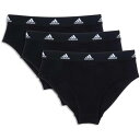 アディダス Adidas 【 Sport Active Comfort Cotton 3-Pack Micro Pant Women Black 】 3個入 M...