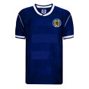 Score Draw 【 Scotland '86 Home Shirt Adults Men 】 スポーツ アウトドア サッカー フットサル メンズウェア シ...