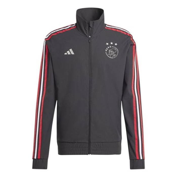 アディダス Adidas 【 Ajax Amsterdam Tracksuit Jacket Adults Men Blk/Red/Wht 】 Jacket ジ...