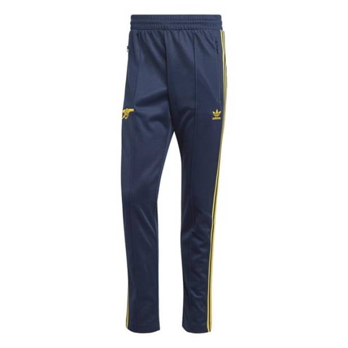 アディダス Adidas 【 Arsenal Beckenbauer Tracksuit Bottoms Adults Men Collegiate Navy ...