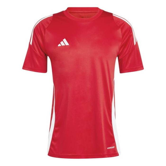 アディダス Adidas 【 Tiro 24 Training T-Shirt Mens Men Pwr Red/Wht 】 トレーニング Tシャツ メンズ ス...