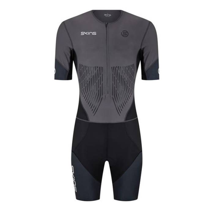 スキンズ Skins 【 Elite Tri Suit Sn99 Men Charcoal 】 エリート スーツ スポーツ アウトドア トライアスロン ウェア ...