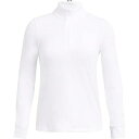 アンダーアーマー Under Armour 【 Armour Ua Playoff Quarter Zip Jumper Womens Women White ...