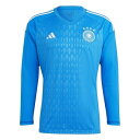 アディダス Adidas 【 Germany Home Goalkeeper Shirt 2023 Adults Men Blue 】 スポーツ アウトドア サ...