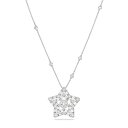 スワロフスキー Swarovski 【 Stella Pendant, Mixed Cuts, Star, White, Rhodium Plated Wome...