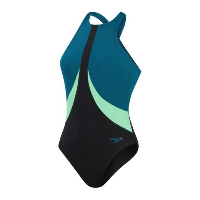 スピード Speedo 【 Colbl Hn Xbck Ld99 Women Black/Green 】 スポーツ アウトドア 水泳 競技水着 レディース競技水着 レディース 黒色 ブラック green 緑・グリーン