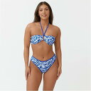 Be You 【 Zebra Print High Leg Bikini Brief Women Blue 】 ハイ レディースファッション 水着 レディース ...