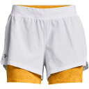 アンダーアーマー Under Armour 【 Isochill 2In1 Shorts Womens Women White/Rise 】 ショーツ レディー...