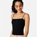 Miso 【 Rib Bandeau Top Women Black 】 レディースファッション トップス ベスト ジレ レディース 黒色 ブラック