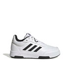 アディダス Adidas 【 Tensaur 3 Junior Trainers Kids White/ Black 】 シューズ スニーカー キッズ ベビー マタニティ キッズファッション 靴 スニーカー ジュニア キッズ 白色 ホワイト 黒色 ブラック(4)