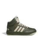 アディダス Adidas 【 Hoops Mid 3.0 Shoes Juniors Kids Nightcarg 】 ミッド シューズ 運動靴 スポーツ アウ...