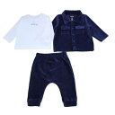 Firetrap 【 Boys 3-Piece Corduroy & Cotton Outfit Set Kids Navy 】 コーデュロイ キッズ ベビー ...