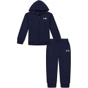 アンダーアーマー Under Armour 【 Armour Branded Logo Fz Set Baby Boys Kids Navy/White 】 ロ...