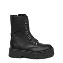 スティーブマデン Steve Madden 【 Boots Women Black Leath 】 ブーツ 靴 レディース靴 ブーツ その他 レディース 黒色 ブラック