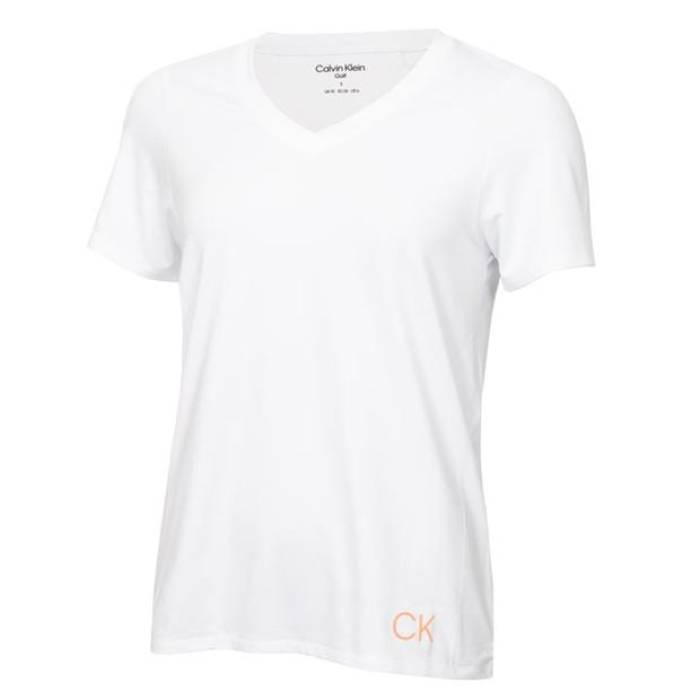 カルバンクライン Calvin Klein Golf 【 Relax T-Shirt Ladies Women White 】 リラックス Tシャツ スポーツ アウトドア ゴルフ ウェア レディースウェア シャツ ポロシャツ レディース 白色 ホワイト