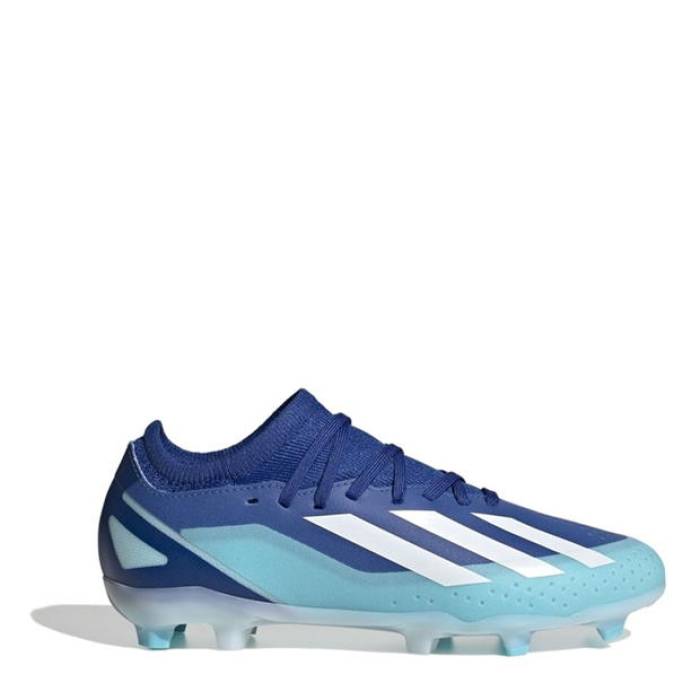 ǥ Adidas  X Crazyfast League Childrens Firm Ground Boots Kids Blu...