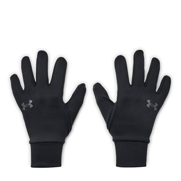 アンダーアーマー Under Armour 【 Armour Ua Storm Liner Fleece Glove Unisex Kids Unisex Black 】 フリース グローブ グラブ 手袋 バッグ 小物 ブランド雑貨 手袋 アームカバー メンズ手袋 ユニセックス 黒色