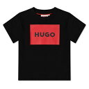 ヒューゴ Hugo 【 Logo Square T Shirt Junior Kids 】 ロゴ キッズ ベビー マタニティ キッズファッション トップス Tシ...