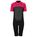 Regatta 【 Shortwetsuit Ld99 Women Blk/Dkcerise 】 スポーツ アウトドア マリンスポーツ ウェットスーツ レディー...