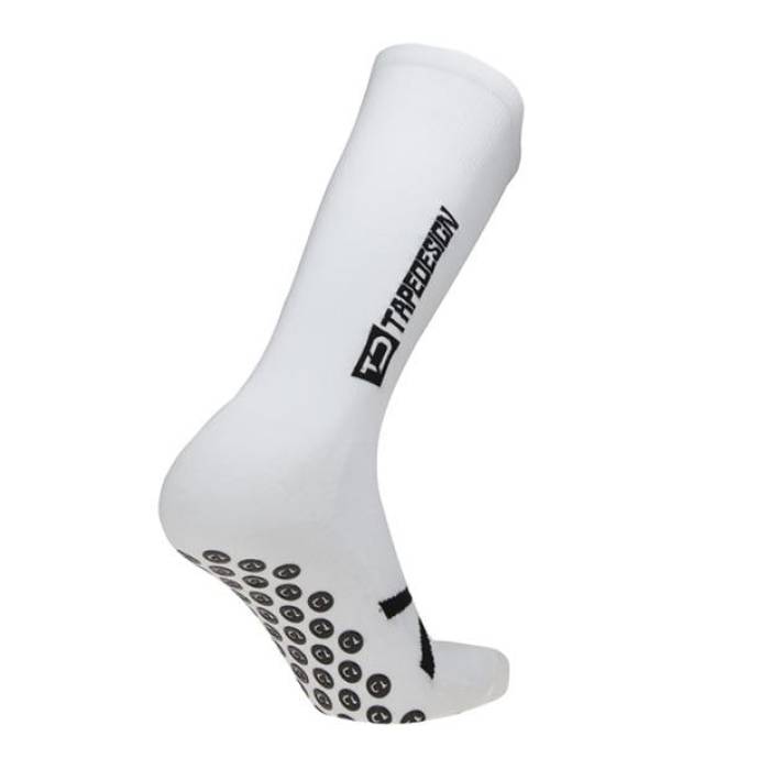 Tapedesign 【 Long Grip Socks Men White 】 ソックス・靴下 スポーツ アウトドア サッカー フットサル メンズウェア スト...