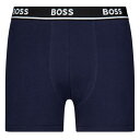 ボス Boss 【 2-Pack Logo Boxer Juniors Kids Navy 849 】 2個入 ロゴ キッズ ベビー マタニティ キッズファッシ...