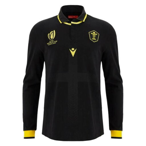 Macron 【 Wales Rugby Away Long Sleeve Shirt 2023 Adults Rwc Men 】 ラグビー Sleeve スリーブ スポーツ アウトドア ラグビー ウェア シャツ メンズ Macron 【 Wales Rugby Away Long Sleeve Shirt 2023 Adults Rwc Men 】 ラグビー Sleeve スリーブ スポーツ アウトドア ラグビー ウェア シャツ メンズ