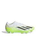 アディダス Adidas 【 X Crazyfast Elite Soft Ground Football Boots Men Wht/Blk/Lemon 】 ...