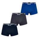 ボス Boss 【 3-Pack Power Boxer Shorts Men 】 3個入 Power パワー ショーツ インナー 下着 ナイトウェア メンズ ...