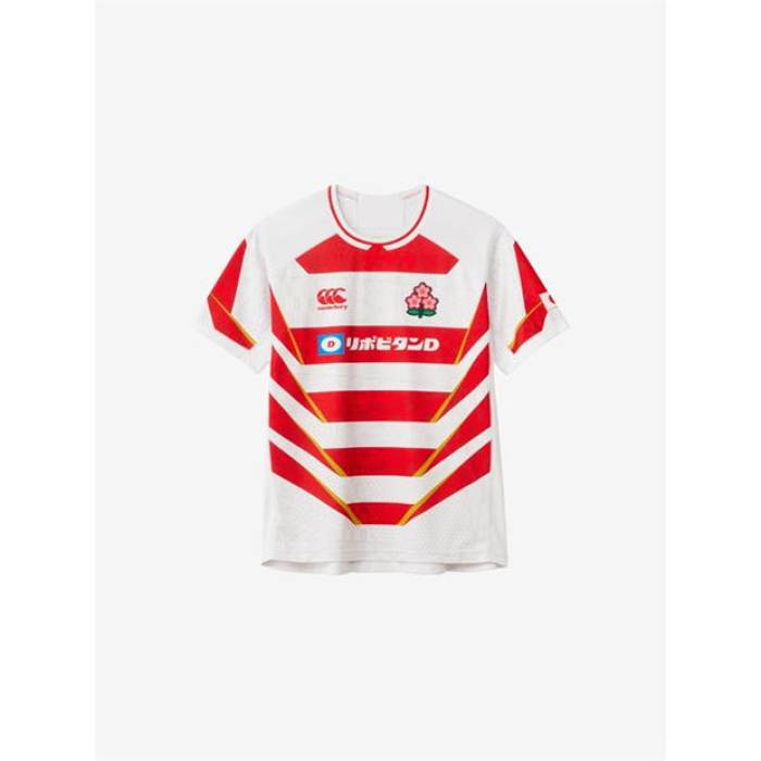 カンタベリー Canterbury 【 Japan Rugby Home Shirt 2024 Juniors Kids Red/White 】 ラグビー スポーツ アウトドア ラグビー ウェア シャツ ジュニア キッズ Red 赤・レッド 白色 ホワイト