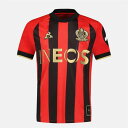 Le Coq Sportif 【 Ogc Nice Home Shirt 2024 2025 Adults Men 】 スポーツ アウトドア サッカー フットサ...