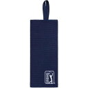 ピージーエーツアー Pga Tour 【 Golf Towel Unisex Peacoat 】 golf ゴルフ スポーツ アウトドア ゴルフ ラウンド用品 小物 フック付タオル ユニセックス
