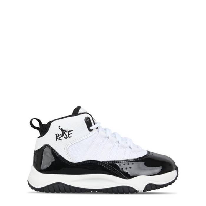Rise  Shuttle Basketball Trainers Children Kids White/Black  Хåȥܡ...