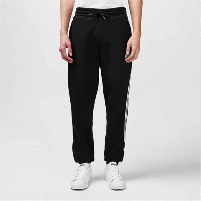 Lonsdale 【 2 Stripe Jogging Bottoms Mens Men Black/White 】 Stripe ストライプ ズボン ボトムス メンズ メンズファッション ズボン パンツ メンズ 黒色 ブラック 白色 ホワイト