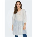オンリー Only 【 Lace Tunic Womens Women Cloud Dancer 】 レディース レディースファッション チュニック レディース