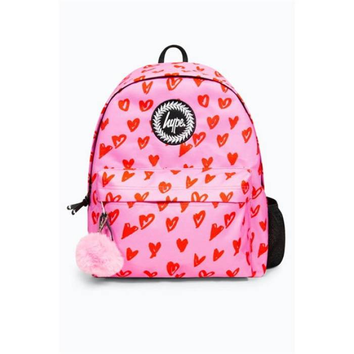 Hype  Scribble Heart Backpack Unisex Scrible Heart  Хåѥå Хå å...