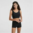 Be You 【 Crop Bikini Top Women Black 】 Crop クロップ レディースファッション 水着 レディース 黒色 ブラック