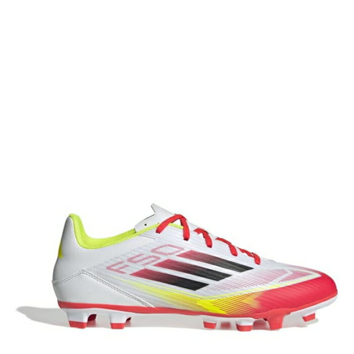 アディダス Adidas 【 F50 Club Firm Ground Football Boots Men White/Red 】 クラブ フットボール ブー...