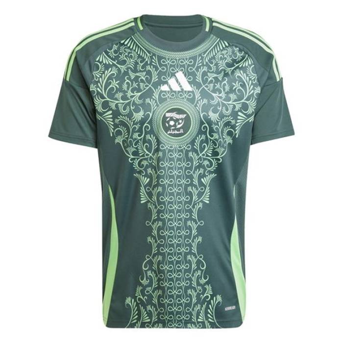 アディダス Adidas 【 Algeria Away Shirt 2024 Adults Men Green 】 スポーツ アウトドア サッカー フットサル ...