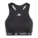 アディダス Adidas 【 Techfit Womens Medium Support High Neck Sports Bra Women Black 】 ...