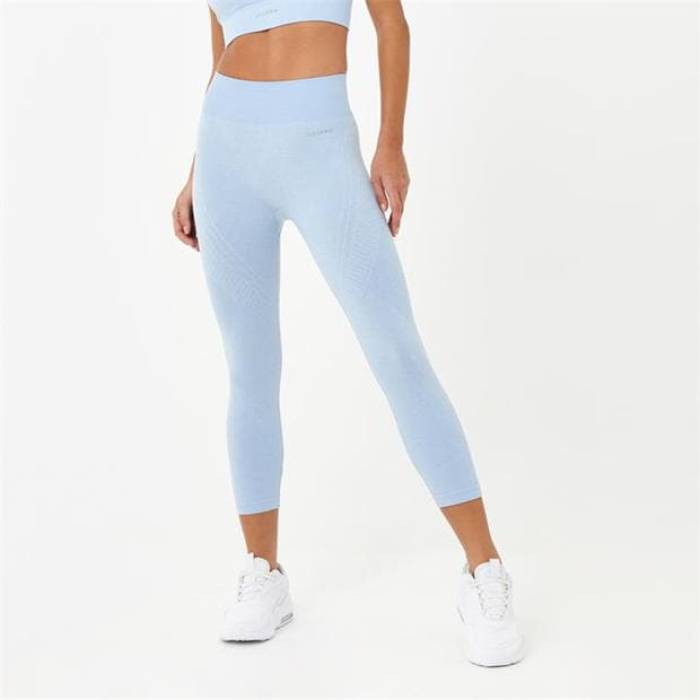 Usa Pro  Seamless Capri Cropped Leggings Women Brunera Blue  쥮󥹡...