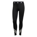 アディダス Adidas 【 Techfit 3S 7/8 Tights Womens Women Black/White 】 Tights タイツ レディース...
