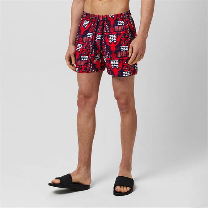 Vilebrequin  Graphic Lobster Swim Shorts Men Red/Multi  եå 硼 ...