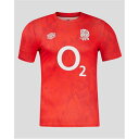 アンブロ Umbro 【 England Rugby Red Roses Warm Up Shirt 2024 Womens Women Scarl/Blk/R...