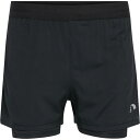 Newline 【 2-In-1 Short Ld43 Women Black 】 スポーツ アウトドア ランニング マラソン ウェア レディースウェア レディ...