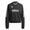 アディダス Adidas 【 Tiro Cut 3-Stripes Fleece Sweatshirt Womens Women Black 】 フリース スウ...