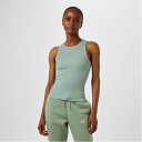 ジャック ウィルス Jack Wills 【 Racerback Vest Women Green 】 ベスト レディースファッション トップス ベスト ジレ ...